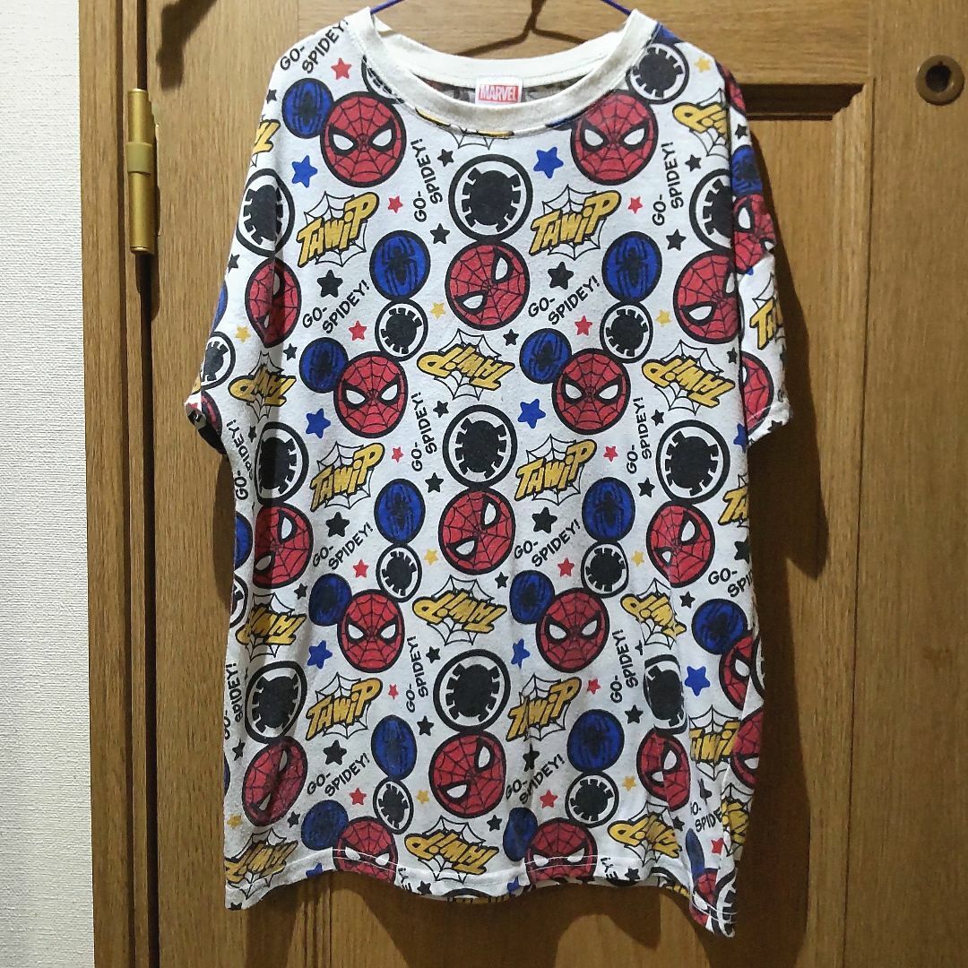 MARVEL(マーベル)のマーベル　スパイダーマンのＴシャツ　サイズ160　　同梱無料 キッズ/ベビー/マタニティのキッズ服男の子用(90cm~)(Tシャツ/カットソー)の商品写真