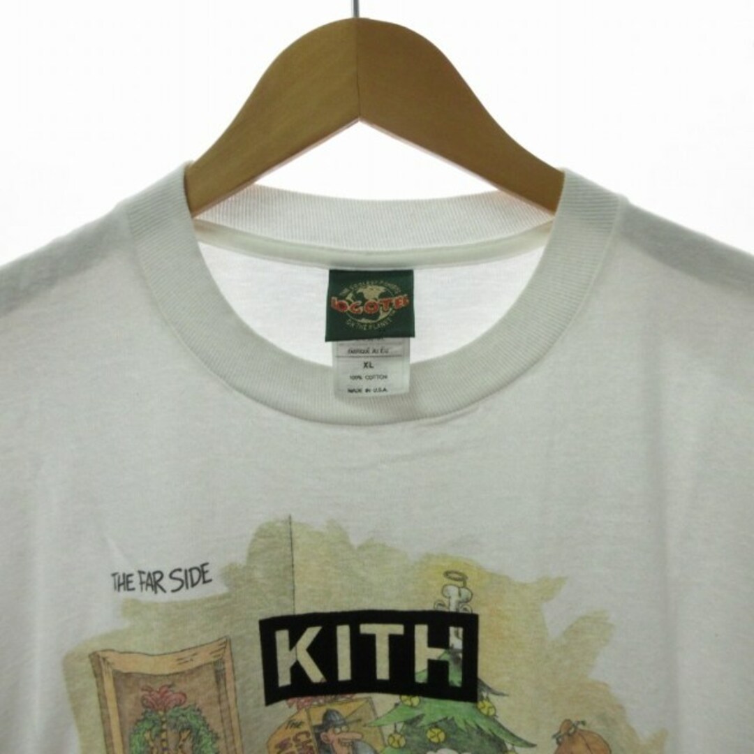 KITH NYC タグ付 希少 ゲリラヴィンテージシリーズ Tシャツ XL 白 メンズのトップス(Tシャツ/カットソー(半袖/袖なし))の商品写真