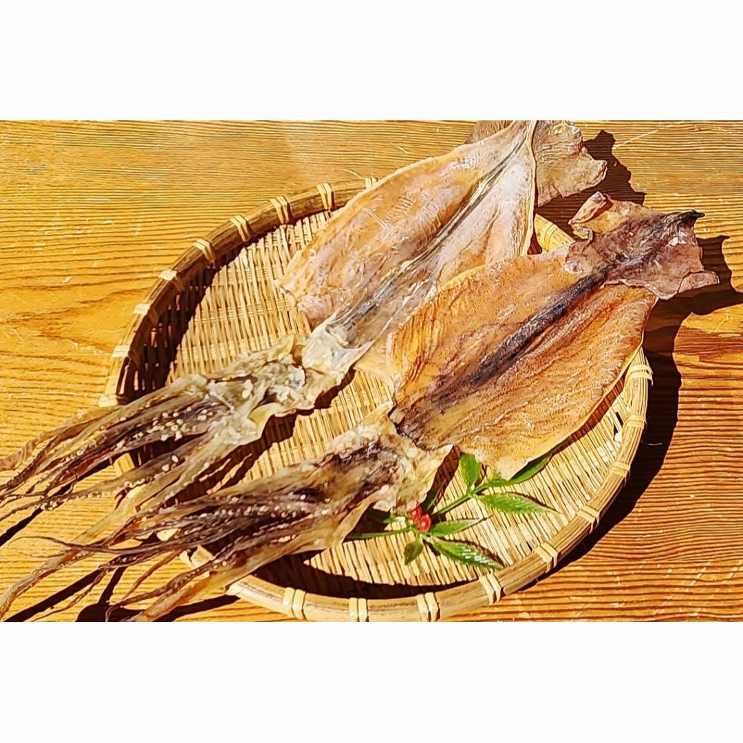松前するめ国産スルメイカのあたりめ4枚170g(2枚85g×2組)北海道産 食品/飲料/酒の食品(魚介)の商品写真