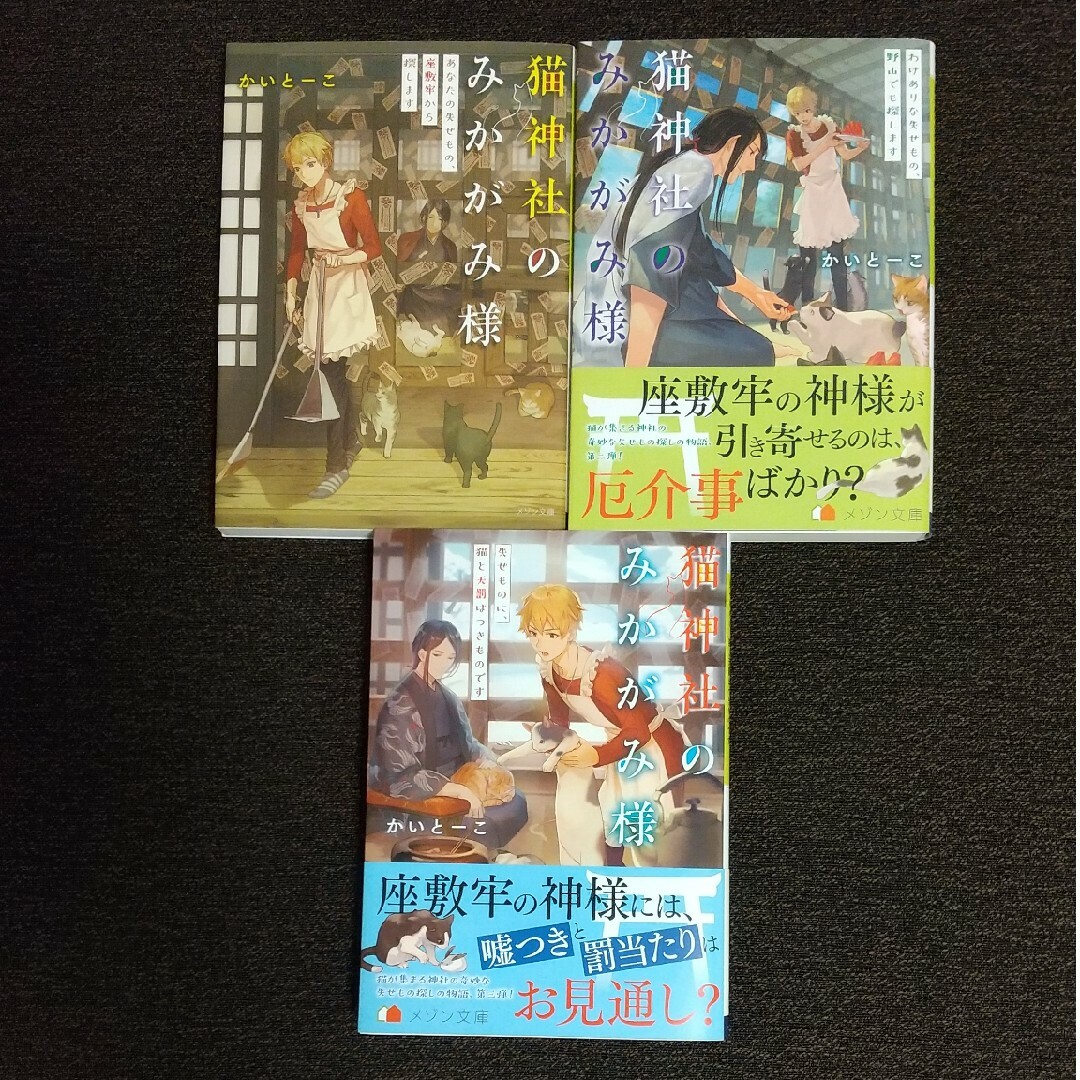 一迅社(イチジンシャ)の猫神社のみかがみ様 １～３巻 エンタメ/ホビーの本(文学/小説)の商品写真