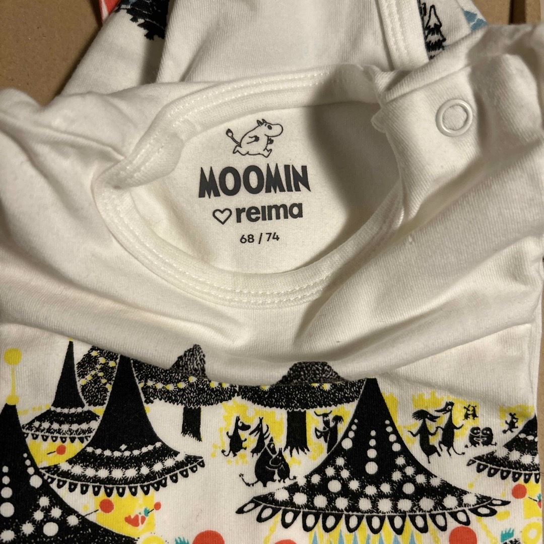 ムーミン　MOOMIN 新生児セット　肌着　帽子　スタイ　ロンパース キッズ/ベビー/マタニティのベビー服(~85cm)(その他)の商品写真