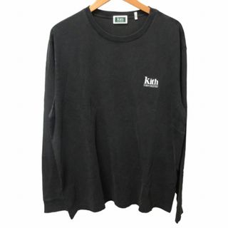 KITH NYC×AMNH タグ付 ヴィンテージ Tシャツ カットソー 黒 L(Tシャツ/カットソー(七分/長袖))