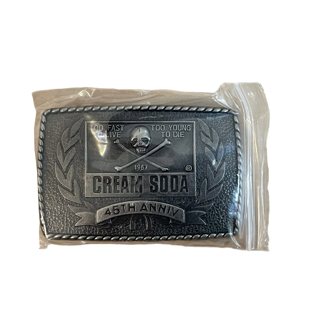 【未使用品】CREAM SODA ピンクドラゴン 45周年バックル 2個セット メンズのファッション小物(ベルト)の商品写真