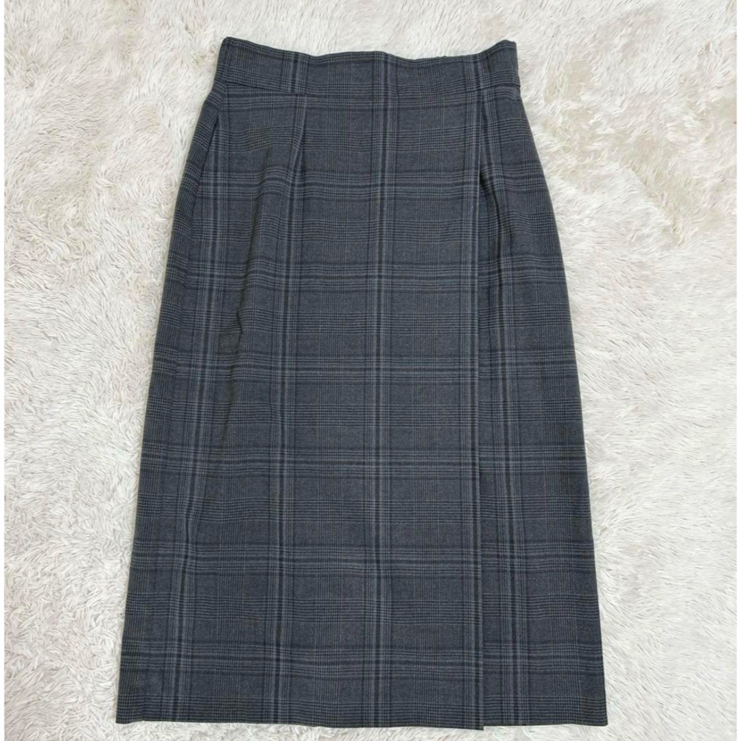 UNIQLO(ユニクロ)のUNIQLO チェックナロースカート サイズM レディースのスカート(ロングスカート)の商品写真