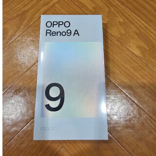 オッポ(OPPO)のOPPO Reno9 A ムーンホワイト シュリンクつき 新品未開封(スマートフォン本体)
