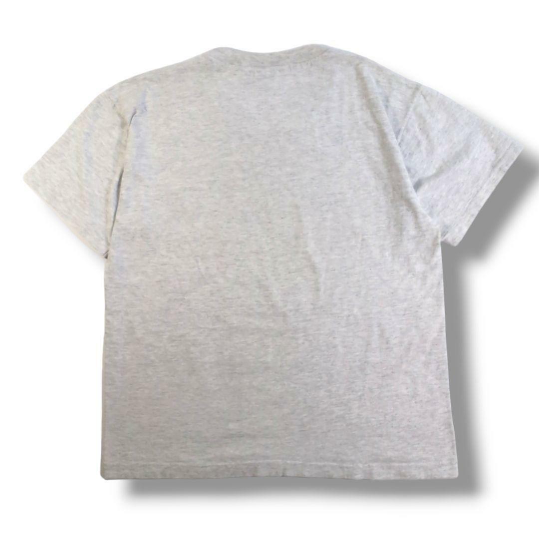 90s USA製 ルーニーテューンズ×MLB Tシャツ グレー L 145 メンズのトップス(Tシャツ/カットソー(半袖/袖なし))の商品写真