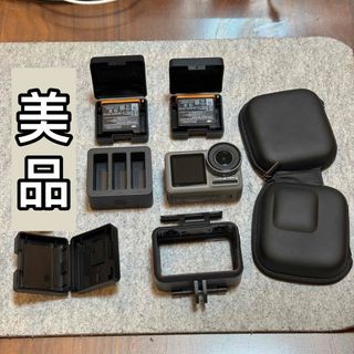 【美品】DJI OSMO ACTION オズモアクション アクセサリー付き(その他)