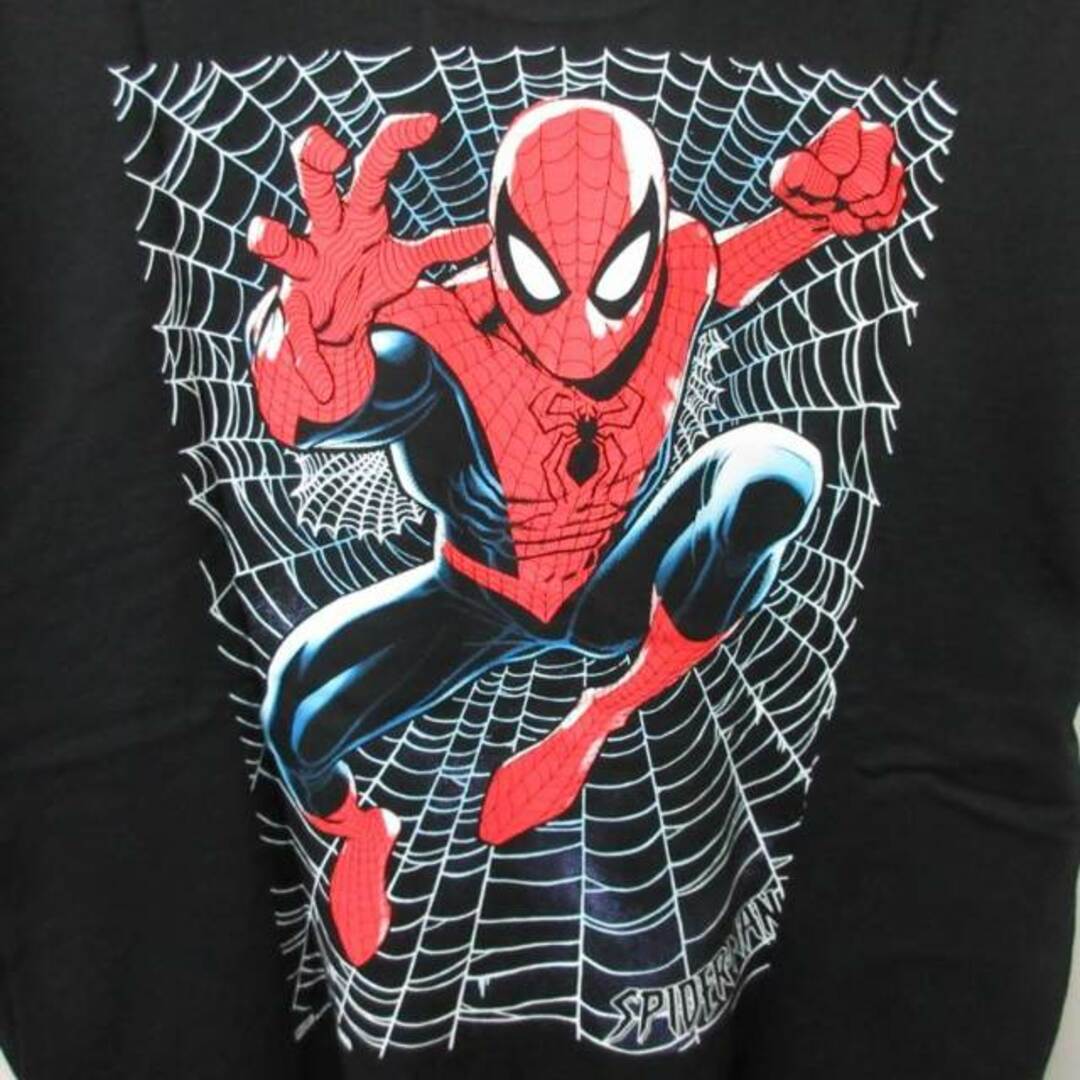 KITH NYC×スパイダーマン タグ付 プリントTシャツ カットソー 黒 L メンズのトップス(Tシャツ/カットソー(半袖/袖なし))の商品写真