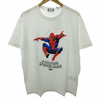 KITH NYC×スパイダーマン タグ付 22年製 Tシャツ カットソー 白 L(Tシャツ/カットソー(半袖/袖なし))