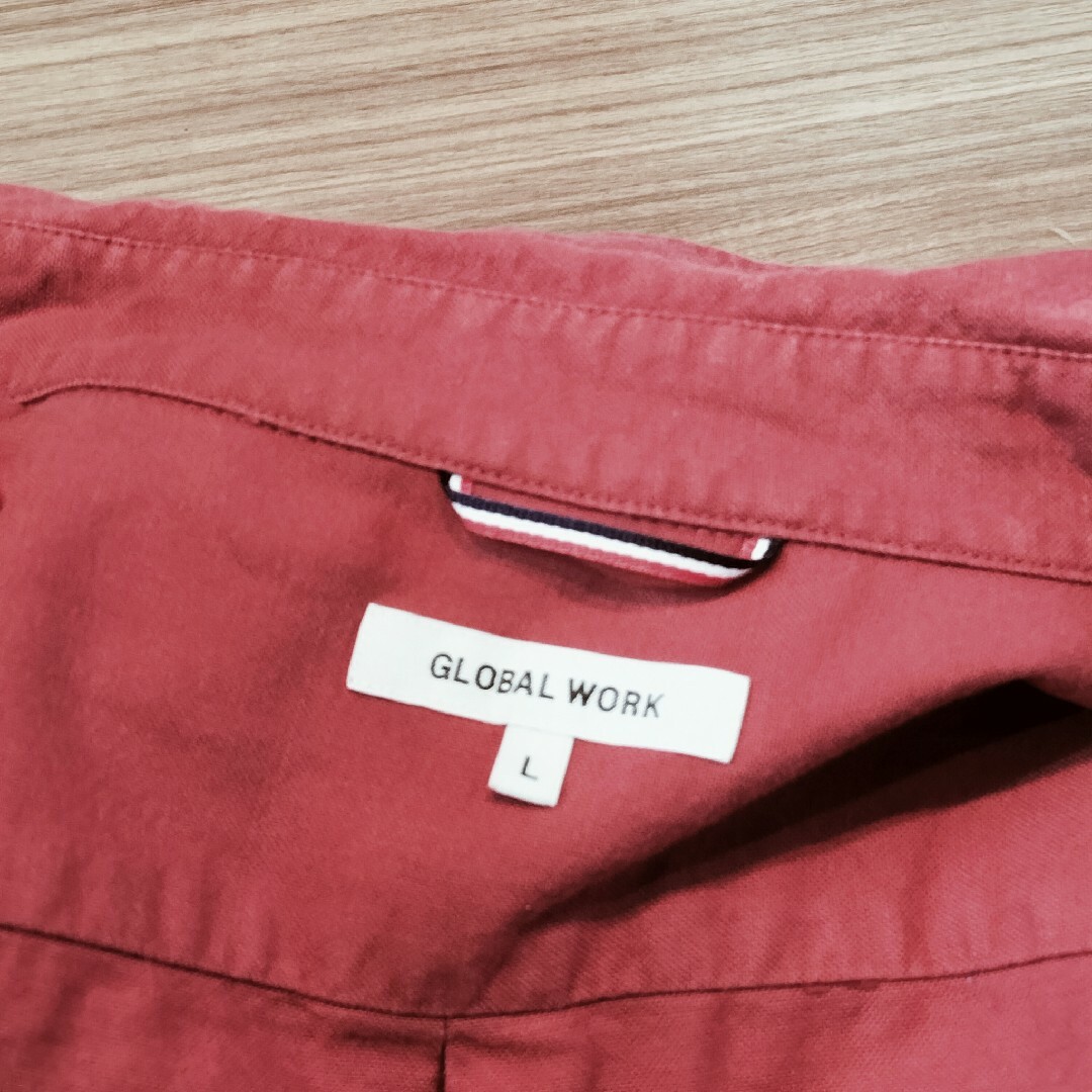 GLOBAL WORK(グローバルワーク)のGLOBAL WORK　グローバルワーク　シャツ　レンガ風のお色味　メンズL メンズのトップス(シャツ)の商品写真