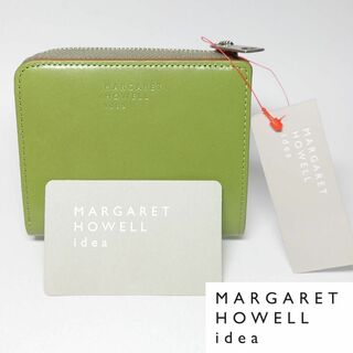 マーガレットハウエル(MARGARET HOWELL)の【新品タグ付き】マーガレットハウエルアイデア ラウ二つ折り財布 オリーブ(財布)