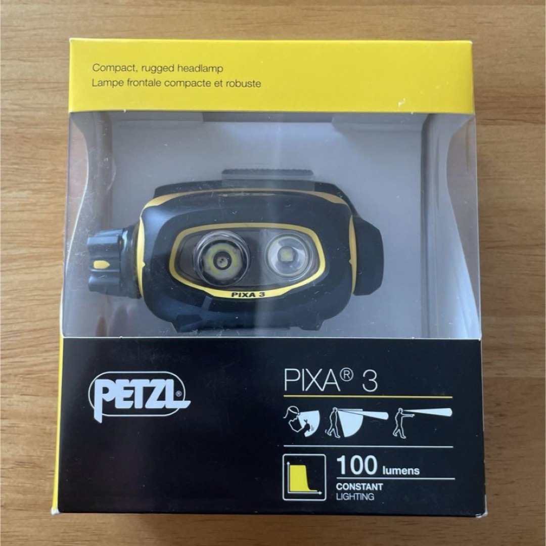 PETZL(ペツル)のPETZL  ペツル　PIXA3  ピクサ3  ヘッドライト スポーツ/アウトドアのアウトドア(ライト/ランタン)の商品写真