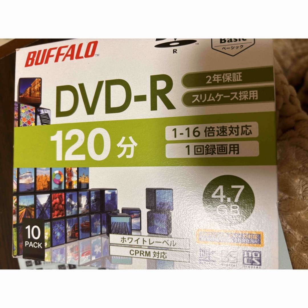 Buffalo(バッファロー)のBUFFALO DVD-R   スマホ/家電/カメラのPC/タブレット(PC周辺機器)の商品写真