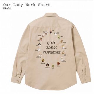 supreme Our Lady Work Shirt khaki