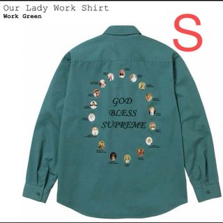 シュプリーム(Supreme)のsupreme Our Lady Work Shirt Green S(シャツ)