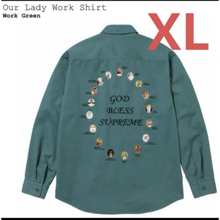 シュプリーム(Supreme)のsupreme Our Lady Work Shirt Green XL(シャツ)