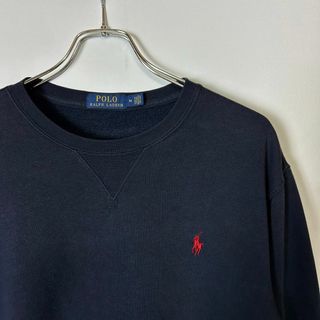 POLO RALPH LAUREN 前V リバースウィーブ スウェット M