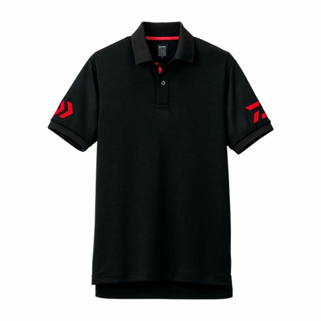 色: ブラック/レッドダイワ(DAIWA) 半袖ポロシャツ DE-7906 レディースのファッション小物(その他)の商品写真