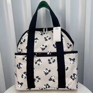 レスポートサック(LeSportsac)のリュック　トートバッグ　パンダ　レスポートサック　新品未使用(リュック/バックパック)