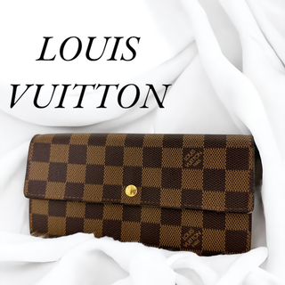 ルイヴィトン(LOUIS VUITTON)のLOUIS VUITTON ルイヴィトン ダミエ　ポルトフォイユ　長財布(財布)