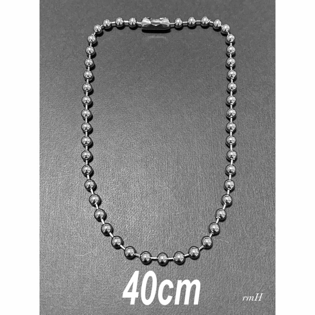 【ボールチェーンネックレス 6mm 40cm 1本】AMBUSH好きに♪ メンズのアクセサリー(ネックレス)の商品写真