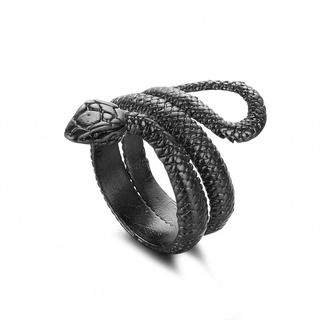 スネーク　リング　蛇　レディース　シルバー　シンプル　フリーサイズ　レトロ(リング(指輪))
