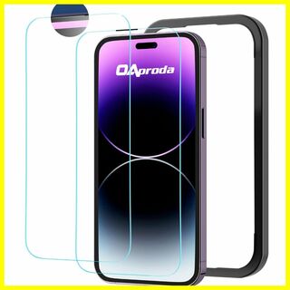 【特価商品】【14pro防塵設計】OAproda ガラスフィルム iPhone1(その他)