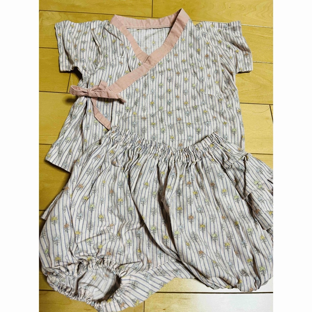 SOULEIADO（TOMORROWLAND）(ソレイアード)のソレイアード　甚平 キッズ/ベビー/マタニティのベビー服(~85cm)(甚平/浴衣)の商品写真