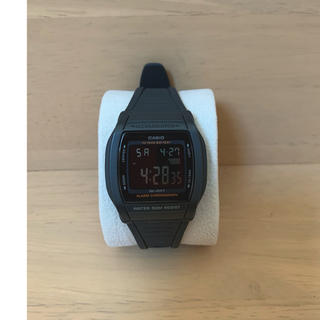 カシオ(CASIO)の美品 CASIO 海外モデル 腕時計 W-201-1B チープカシオ チプカシ(腕時計(デジタル))