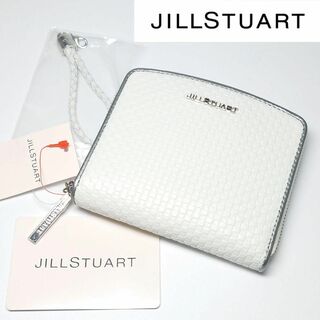 JILLSTUART - 【新品タグ付き】ジルスチュアート ブレイズラウンドファスナー折り財布 ホワイト