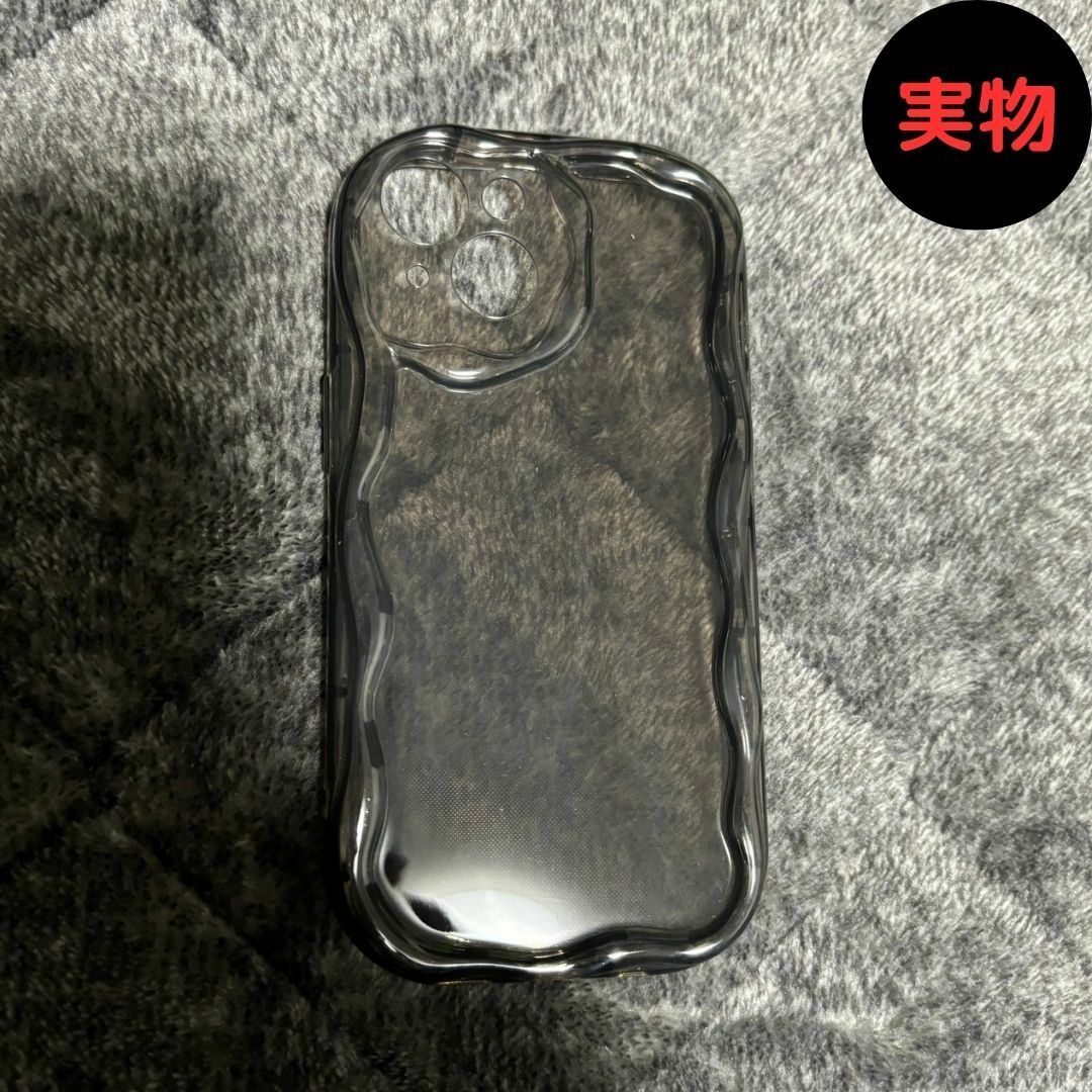 携帯ケース　クリアケース（黒）　iPhoneケース　推し活　14 15 スマホ/家電/カメラのスマホアクセサリー(iPhoneケース)の商品写真