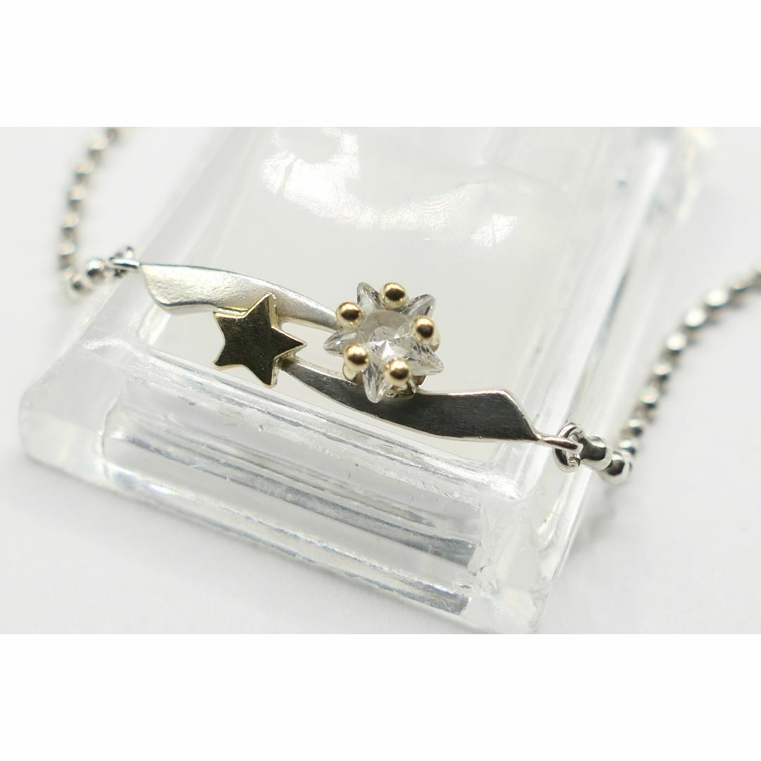 STAR JEWELRY(スタージュエリー)のスタージュエリー　silver　K18　ジルコニア　ブレスレット　流れ星 レディースのアクセサリー(ブレスレット/バングル)の商品写真