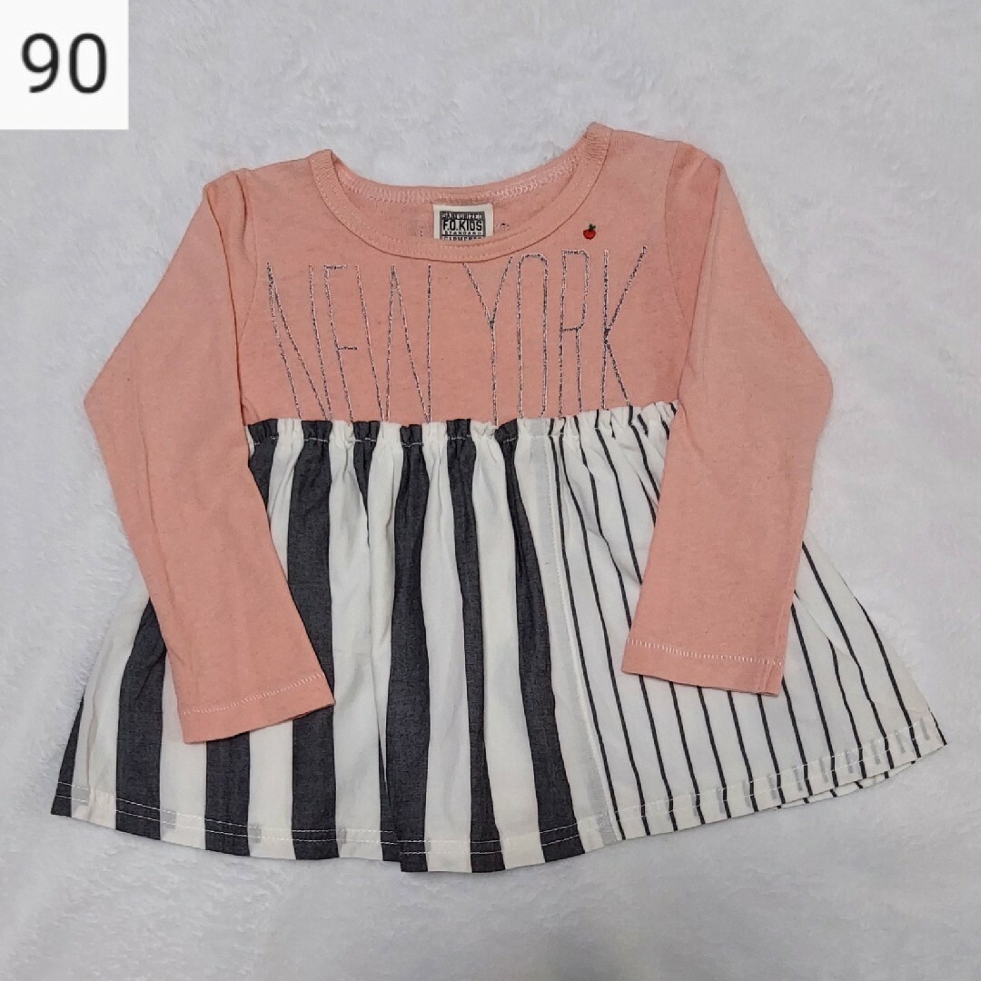 F.O.KIDS(エフオーキッズ)のオシャレ チュニック ワンピース キッズ/ベビー/マタニティのキッズ服女の子用(90cm~)(ワンピース)の商品写真