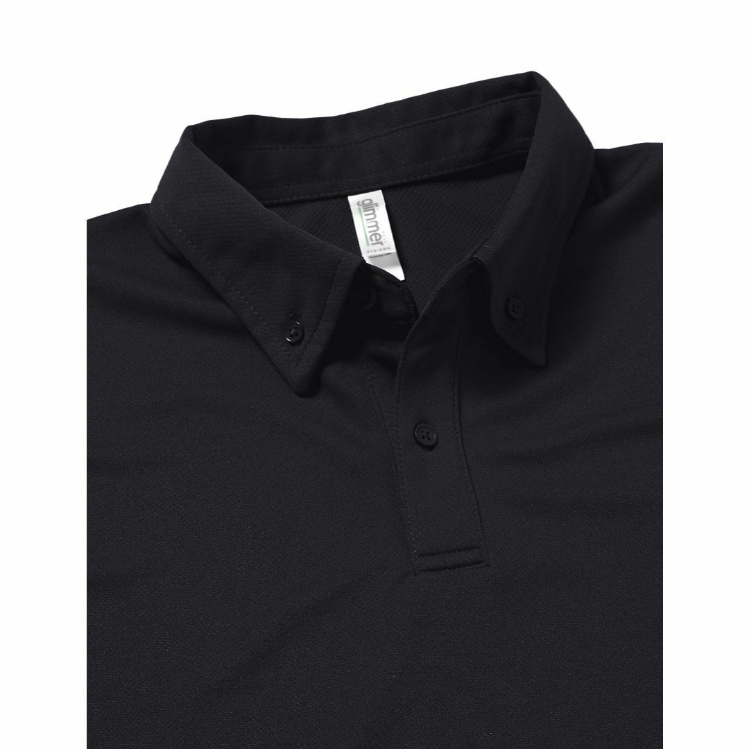 [グリマー] 半袖 4.4オンス ドライ ボタンダウン ポロシャツ (ポケット無 メンズのファッション小物(その他)の商品写真