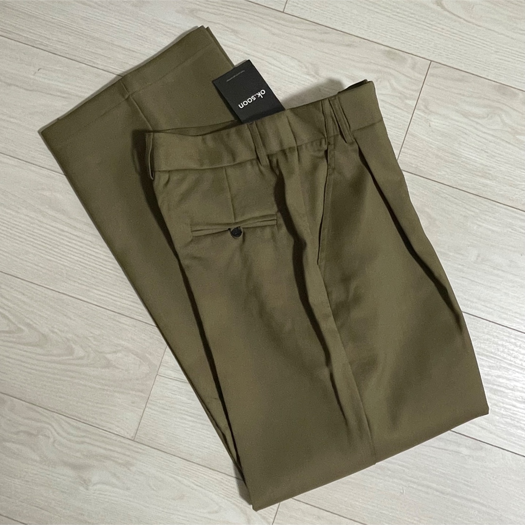 oksoon ok.soon オクスン 1tuck casual slacks レディースのパンツ(カジュアルパンツ)の商品写真