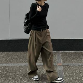 oksoon ok.soon オクスン 1tuck casual slacks(カジュアルパンツ)