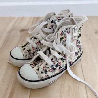 コンバース(CONVERSE)のコンバースオールスター　ミニーちゃん　ハイカットスニーカー　15cm(スニーカー)