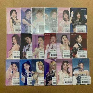 TWICE ステッカー オンラインくじ 18枚 コンプセット(アイドルグッズ)