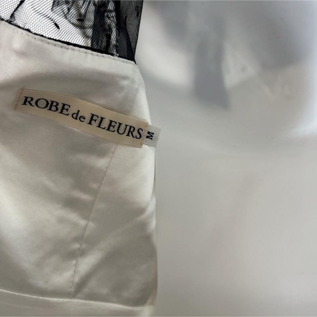  ROBE de FLEURS⭐︎黒レースミニドレス新品 レディースのフォーマル/ドレス(ナイトドレス)の商品写真