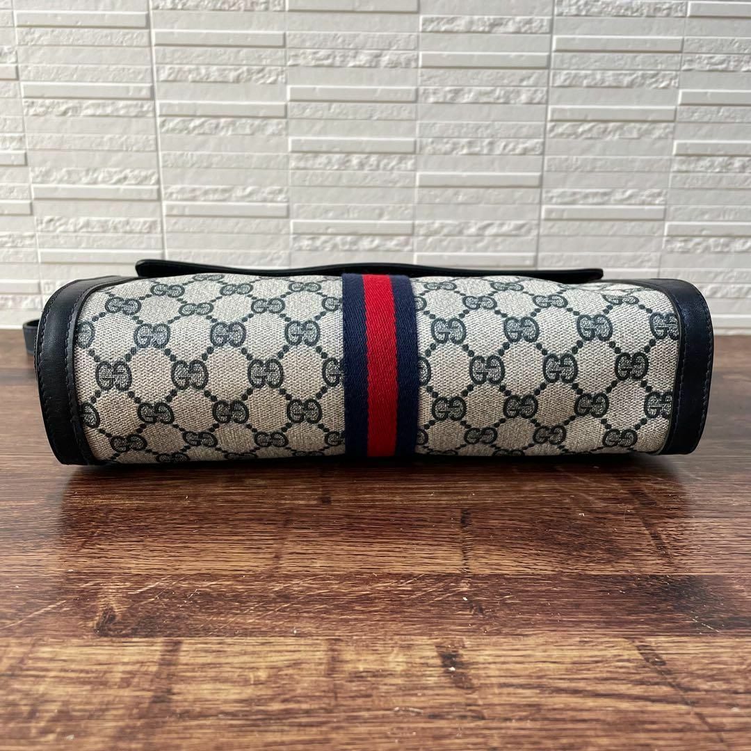 Gucci(グッチ)のグッチ シェリー ライン GG PVC×レザー ショルダー ハンド バッグ レディースのバッグ(ショルダーバッグ)の商品写真