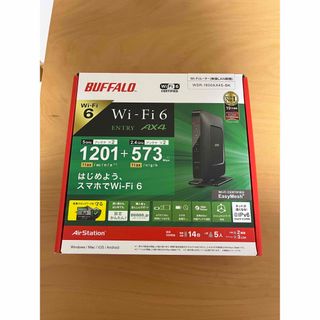 バッファロー(Buffalo)のBUFFALO Wi-Fiルーター WSR-1800AX4S-BK(PC周辺機器)