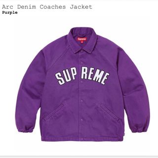 シュプリーム(Supreme)のSupreme Arc Denim Coaches Jacket  Putple(Gジャン/デニムジャケット)