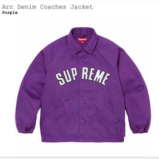 Supreme - Supreme Arc Denim Coaches Jacket  Putple