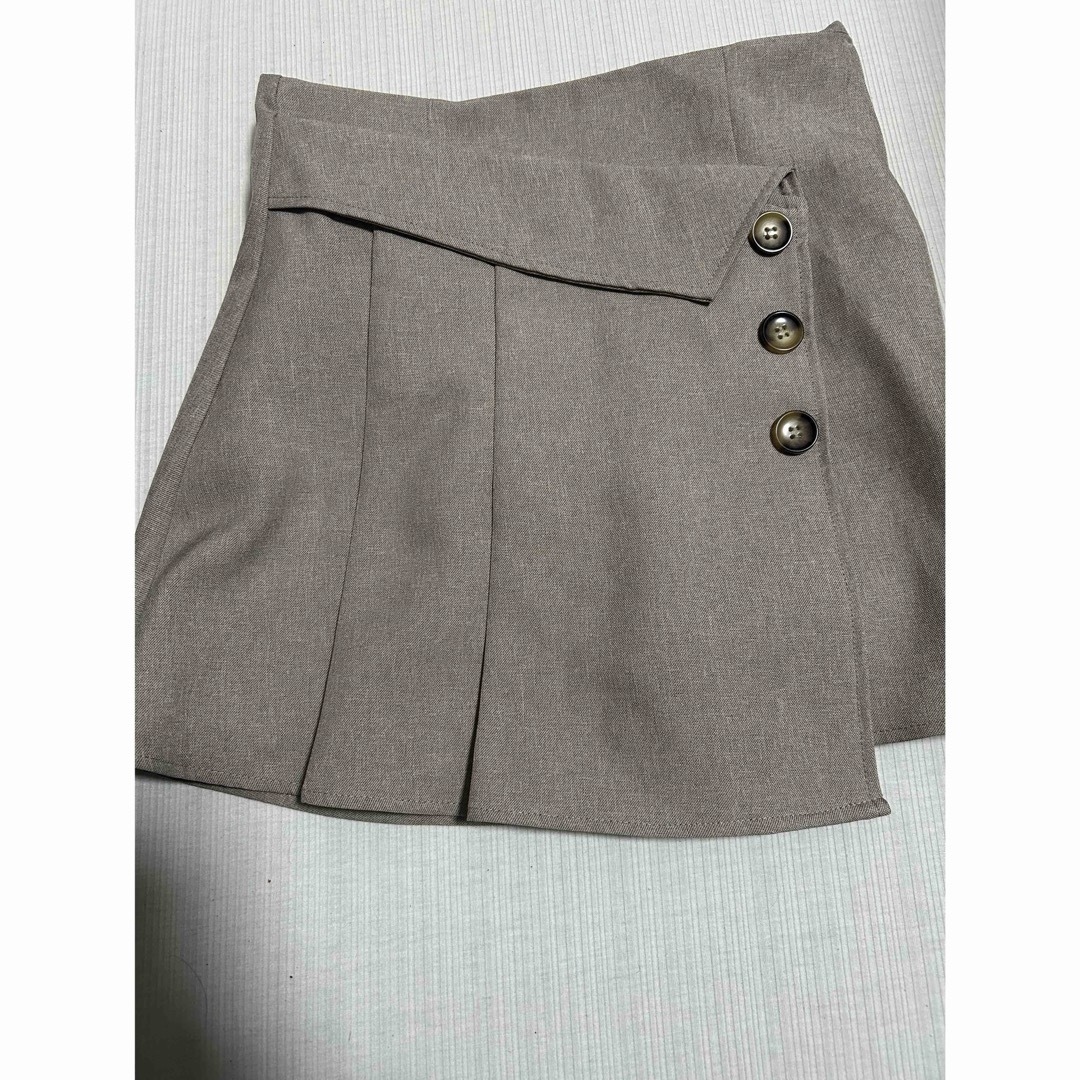 GRL(グレイル)のインパン裏地付きアシンメトリーミニスカート[tu725] レディースのスカート(ミニスカート)の商品写真