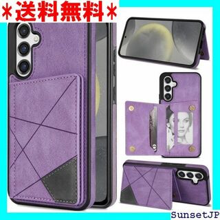 ☆新品☆ Samsung Galaxy S24 5G 財布 インチ 紫の 82(その他)