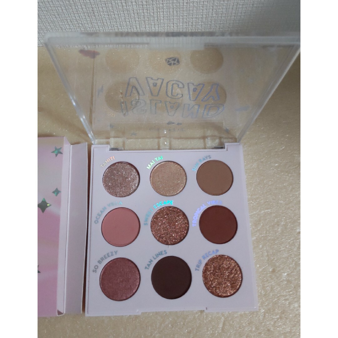 colourpop(カラーポップ)の【未使用※】カラーポップ　アイシャドウパレットIslandVacay コスメ/美容のベースメイク/化粧品(アイシャドウ)の商品写真