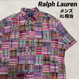 Ralph Lauren - Ralph Lauren ラルフローレン  パッチワークシャツ メンズXL相当 