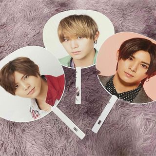 ヘイセイジャンプ(Hey! Say! JUMP)の山田涼介 うちわ 3枚セット(アイドルグッズ)