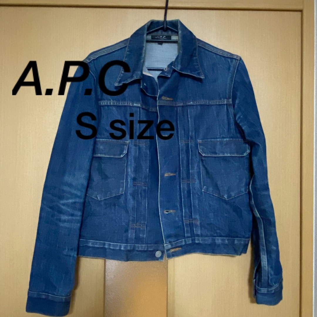 春セール　A.P.C デニムジャケットWomens S size レディースのジャケット/アウター(Gジャン/デニムジャケット)の商品写真