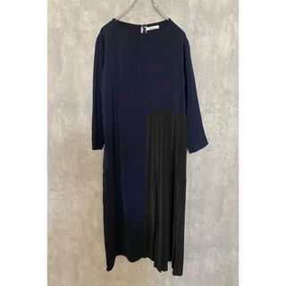 【5/6までSALE】シンクエンタクローゼットアシンメトリープリーツワンピース(ひざ丈ワンピース)